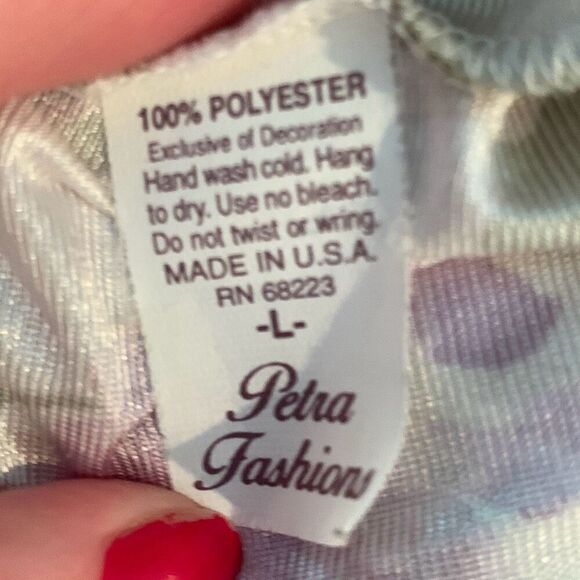 Vintage Satin Pajama Two Piece Set Size Large - Picture 12 of 12